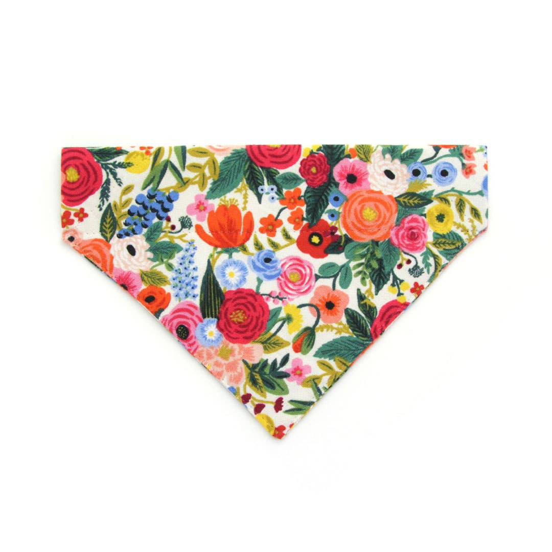 Made By Cleo - "Garden Party" - Bandana for Cat + Small Dog
